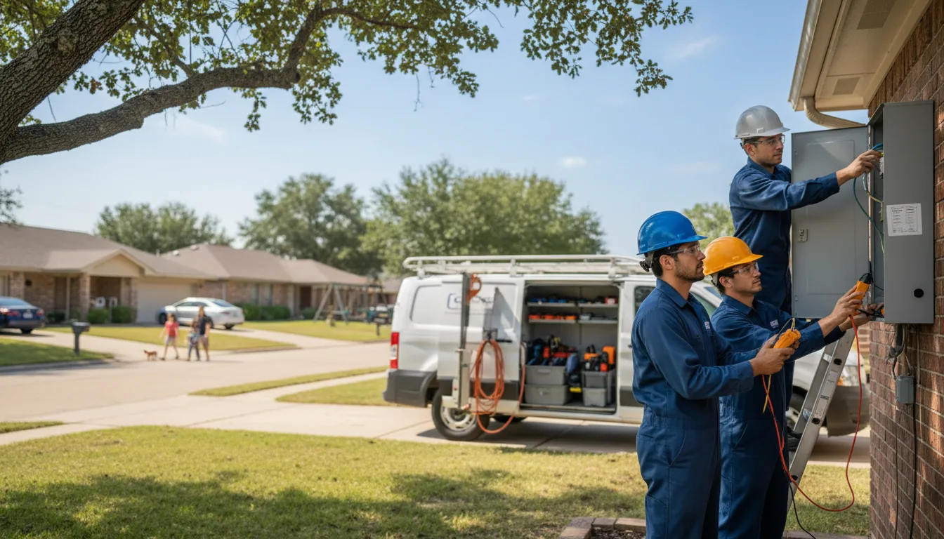 Certified electrician providing emergency electrical services in Schnecksville, PA